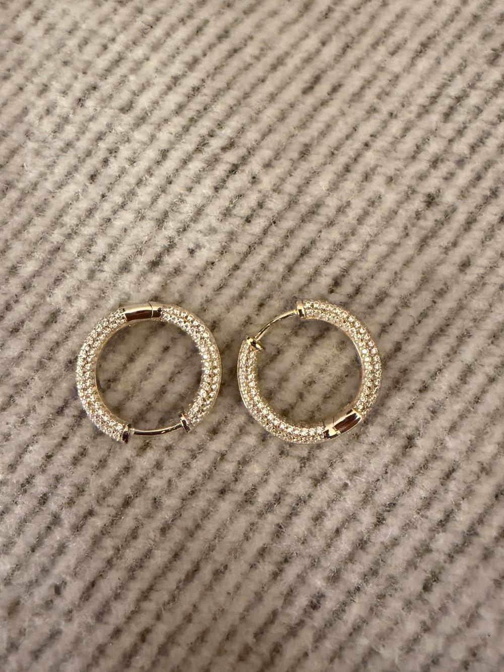 The M Jewerly Iced Ravello Mini Hoops